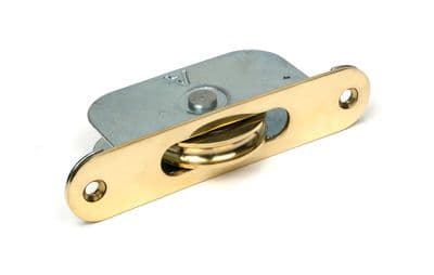 From The Anvil 52389 Polished Brass Radiused Sash Pulley 75kg