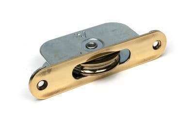From The Anvil 52395 Aged Brass Radiused Sash Pulley 75kg