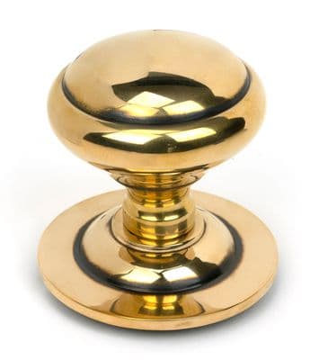 From The Anvil 52404 Aged Brass Round Centre Door Knob