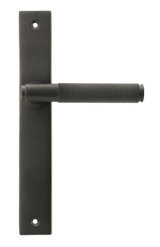 From The Anvil 52416 Aged Bronze Brompton Slimline Lever Espag. Latch Set