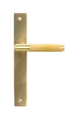 From The Anvil 52419 Satin Brass Brompton Slimline Lever Espag. Latch Set