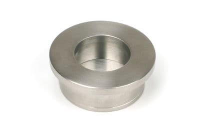From The Anvil 52522 Satin Marine Stainless Steel (316) 34mm Round Finger Edge Pull