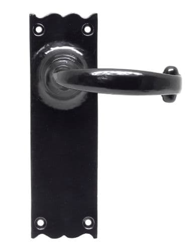 From The Anvil 73107 Black Cottage Lever Latch Set
