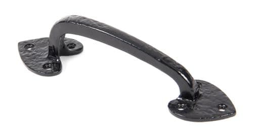 From The Anvil 73142 Black Cast 8" Gothic Pull Handle