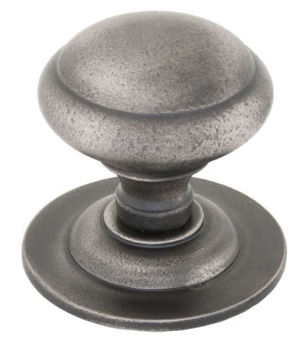 From The Anvil 83505 Antique Pewter Round Centre Door Knob