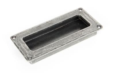 From The Anvil 83654 Pewter Flush Handle Drawer Pull