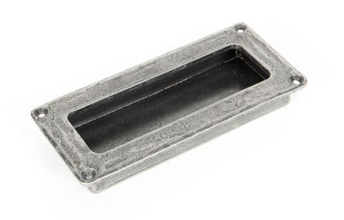From The Anvil 83654 Pewter Flush Handle Drawer Pull