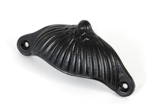 From The Anvil 83676 Black 4" Flower Drawer Pull
