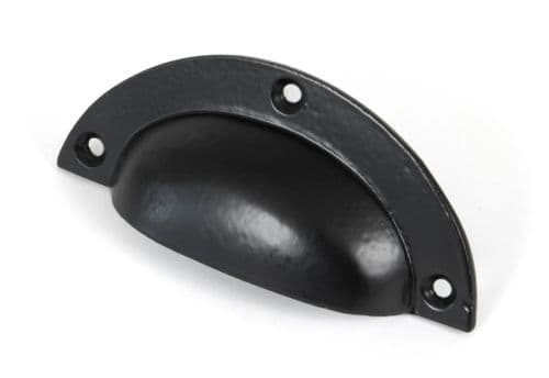 From The Anvil 83680 Black 4" Plain Drawer Pull