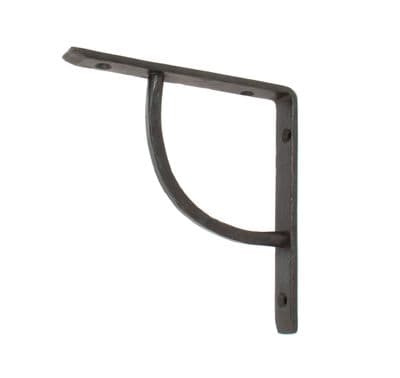 From The Anvil 83781 Beeswax 6'' x 6'' Plain Shelf Bracket