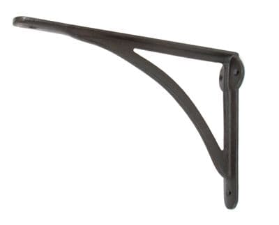 From The Anvil 83785 Beeswax 10'' x 7'' Curved Shelf Bracket