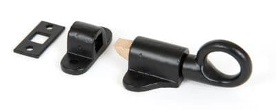From The Anvil 83844 Black Fanlight Catch with two Keeps