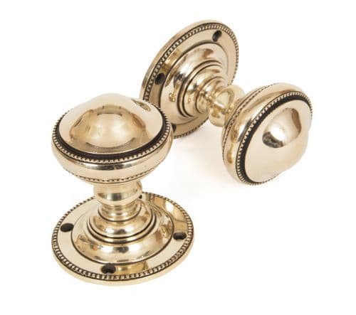 From The Anvil 83862 Aged Brass Brockworth Mortice Knob Set