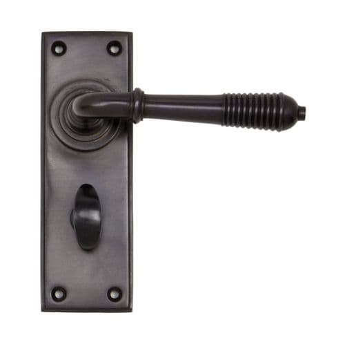 From The Anvil 83955 Aged Bronze Reeded Lever Bathroom Set