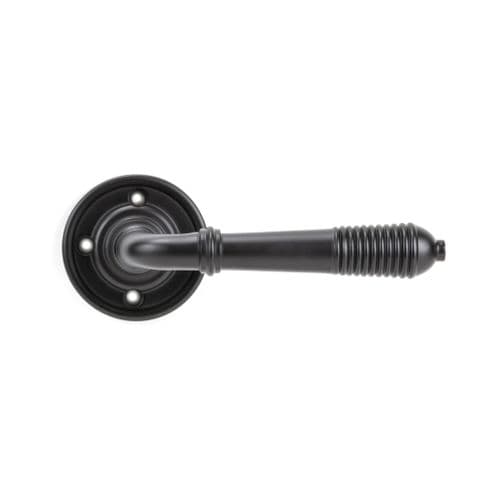 From The Anvil 83957 Aged Bronze Reeded Lever on Rose Set