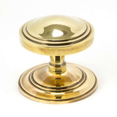 From The Anvil 90071 Aged Brass Art Deco Centre Door Knob