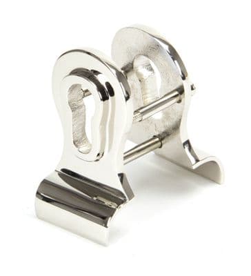 From The Anvil 90282 Polished Nickel 50mm Euro Door Pull (Back to Back fixings)