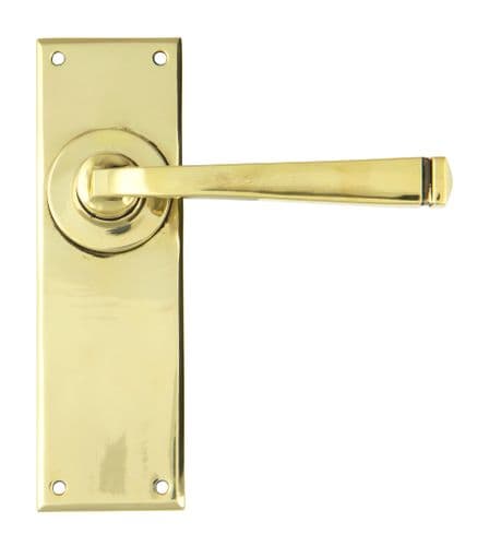 From The Anvil 90362 Aged Brass Avon Lever Latch Set