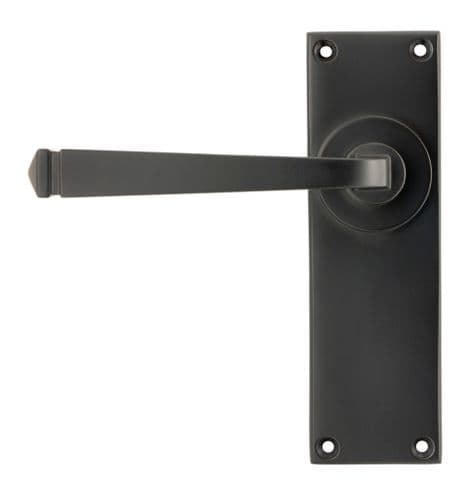 From The Anvil 90365 Aged Bronze Avon Lever Latch Set