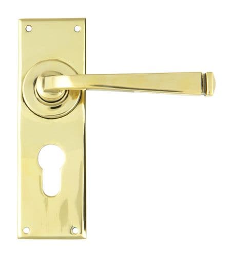 From The Anvil 90370 Aged Brass Avon Lever Euro Set