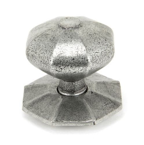 From The Anvil 90383 Pewter Octagonal Centre Door Knob - Internal