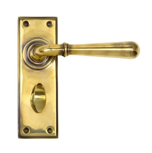 From The Anvil 91416 Aged Brass Newbury Lever Bathroom Set