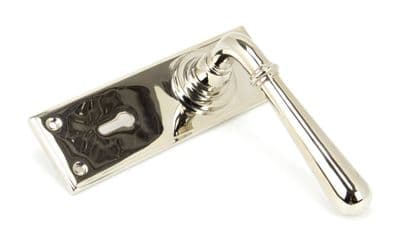 From The Anvil 91428 Polished Nickel Newbury Lever Lock Set