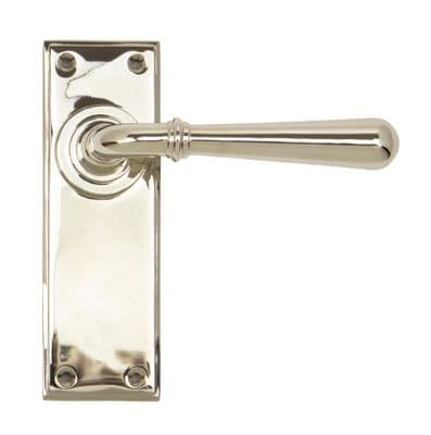 From The Anvil 91429 Polished Nickel Newbury Lever Latch Set