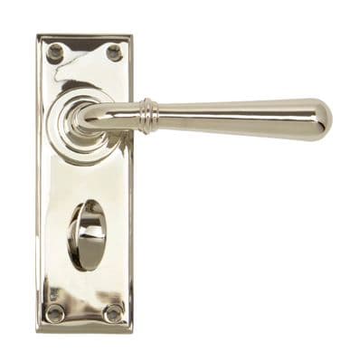 From The Anvil 91430 Polished Nickel Newbury Lever Bathroom Set