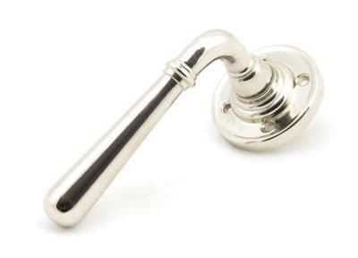From The Anvil 91432 Polished Nickel Newbury Lever on Rose Set