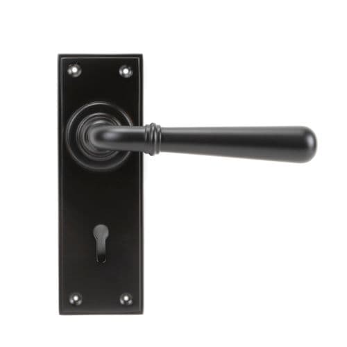 From The Anvil 91435 Aged Bronze Newbury Lever Lock Set