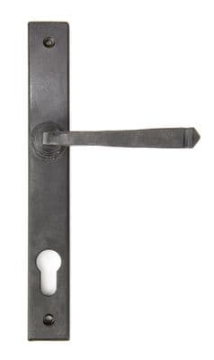 From The Anvil 91484 External Beeswax Avon Slimline Lever Espag. Lock Set