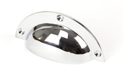 From The Anvil 91523 Polished Chrome 4" Plain Drawer Pull