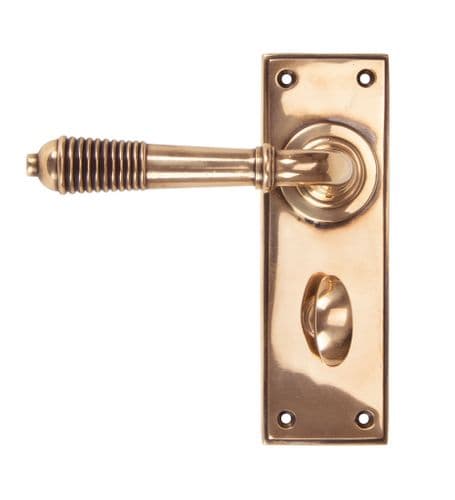 From The Anvil 91915 Polished Bronze Reeded Lever Bathroom Set