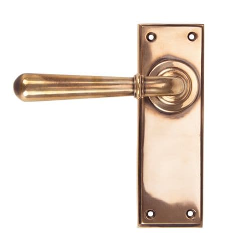 From The Anvil 91920 Polished Bronze Newbury Lever Latch Set
