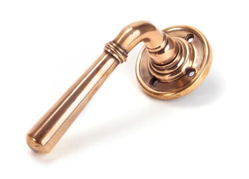From The Anvil 91923 Polished Bronze Newbury Lever on Rose Set
