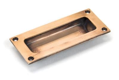 From The Anvil 91960 Polished Bronze Flush Handle Drawer Pull