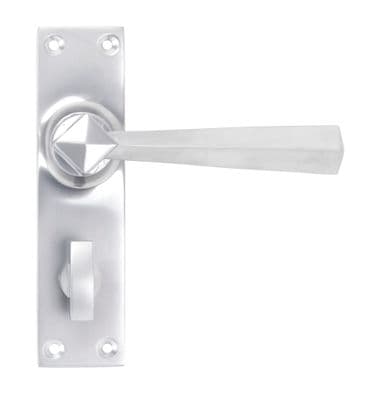 From The Anvil 91973 Satin Chrome Straight Lever Bathroom Set
