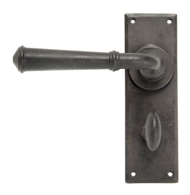 From The Anvil 92053 External Beeswax Regency Lever Bathroom Set