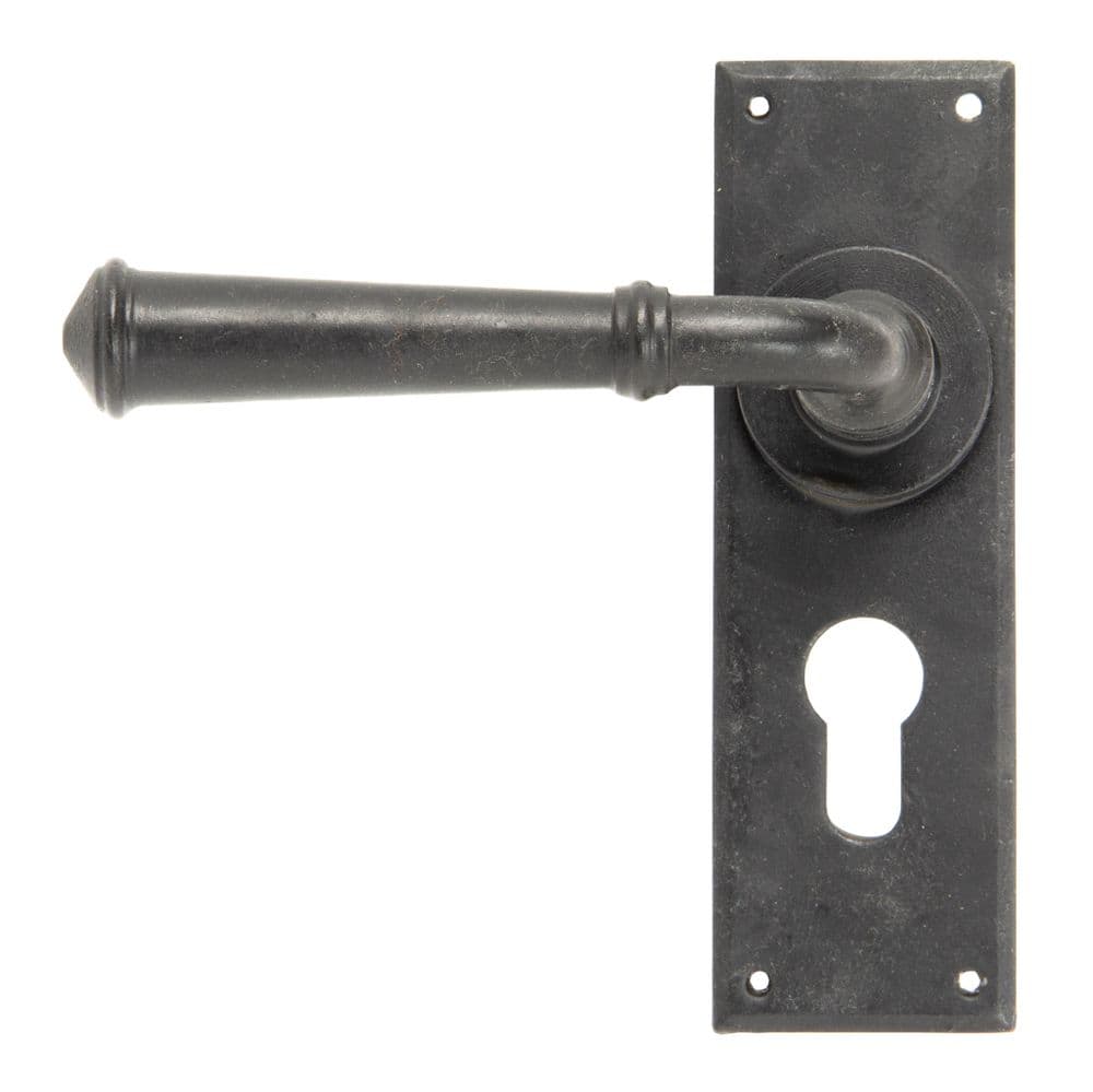 From The Anvil 92054 External Beeswax Regency Lever Euro Lock Set