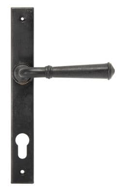 From The Anvil 92055 External Beeswax Regency Slimline Lever Espag. Lock Set