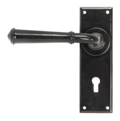 From The Anvil 92057 Black Regency Lever Lock Set