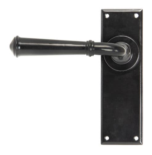 From The Anvil 92058 Black Regency Lever Latch Set
