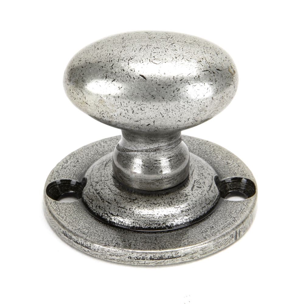 From The Anvil 92129 Pewter Oval Rack Bolt