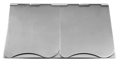 G&H 610SS 2 Gang 13 Amp Stainless Steel Floor Socket
