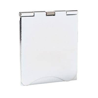 G&H 6162PC 1 Gang Polished Chrome Floor Socket 2 Module Plate
