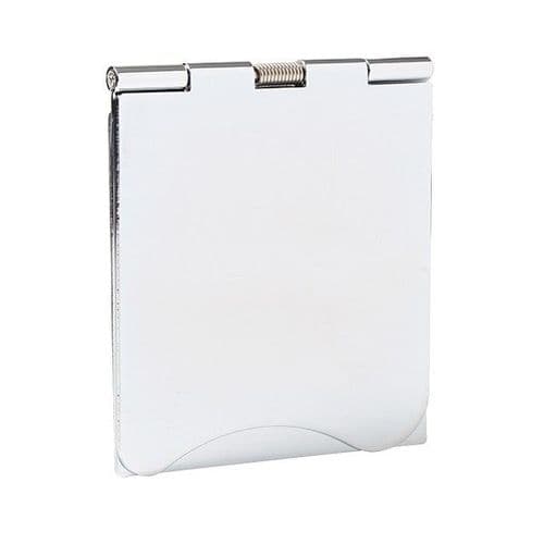 G&H 6162PC 1 Gang Polished Chrome Floor Socket 2 Module Plate