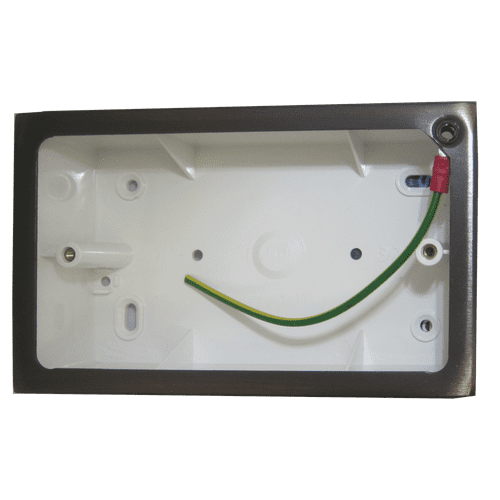 G&H 720AC 2 Gang Antique Copper Surface Mounted Double 44mm Pattress Box