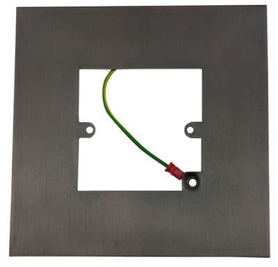 G&H 809BB Black Bronze Finger Plate Surround 152mm x 152mm for Single Plate