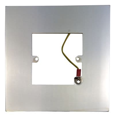 G&H 809C Polished Chrome Finger Plate Surround 152mm x 152mm for Single Plate